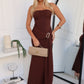 TATUM MAXI DRESS - CHOCOLATE