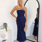 ELSI LACE MAXI DRESS - NAVY