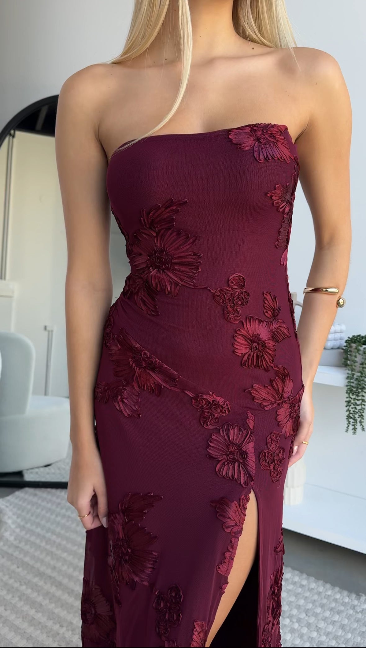KASSAM MAXI DRESS - WINE