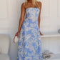 JULIET FLORAL MAXI DRESS - BLUE