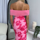 DIANA MAXI DRESS - FLORAL PINK