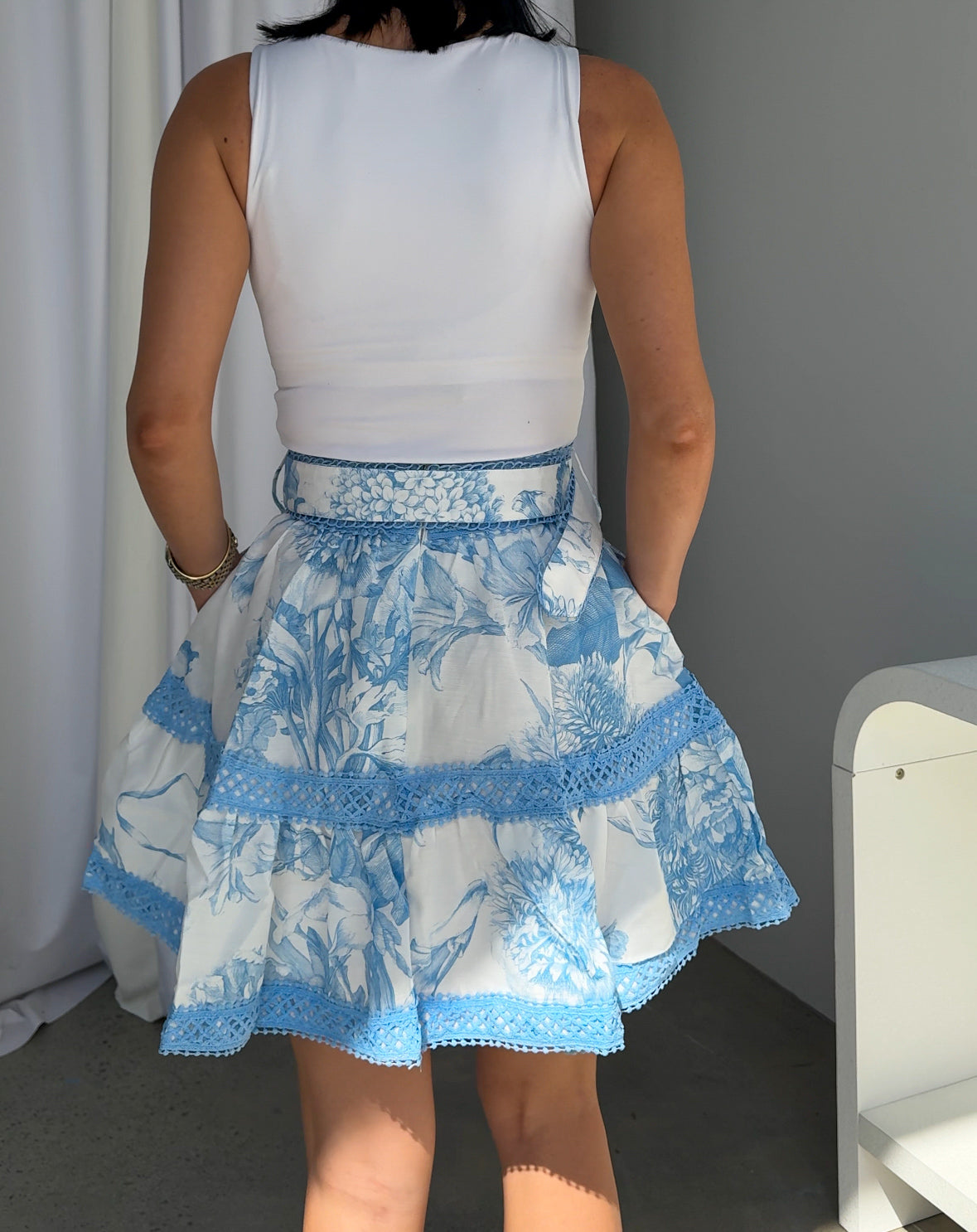 LUNA SKIRT - BLUE