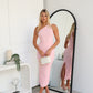 JAELYN DRESS - BABY PINK