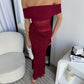 SIERRA MAXI DRESS - WINE