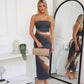 AMARA MAXI DRESS - CHOCOLATE MULTI