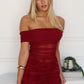 SIERRA MINI DRESS - WINE