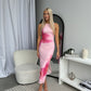 GABRIELLA FLORAL MAXI DRESS - PINK