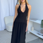 AMBER MIDI DRESS - BLACK