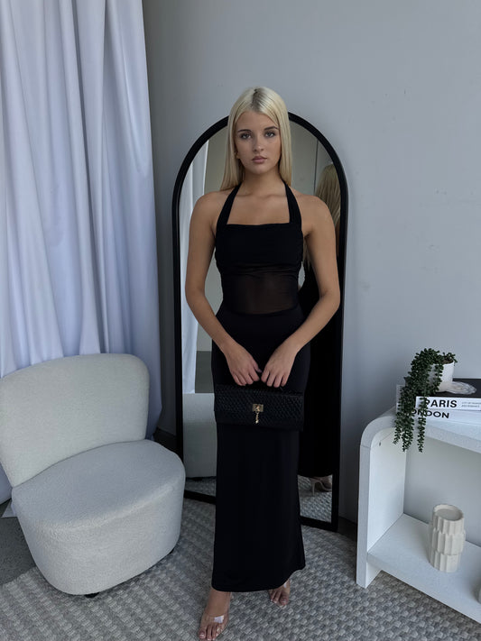 NADIA MAXI DRESS - BLACK