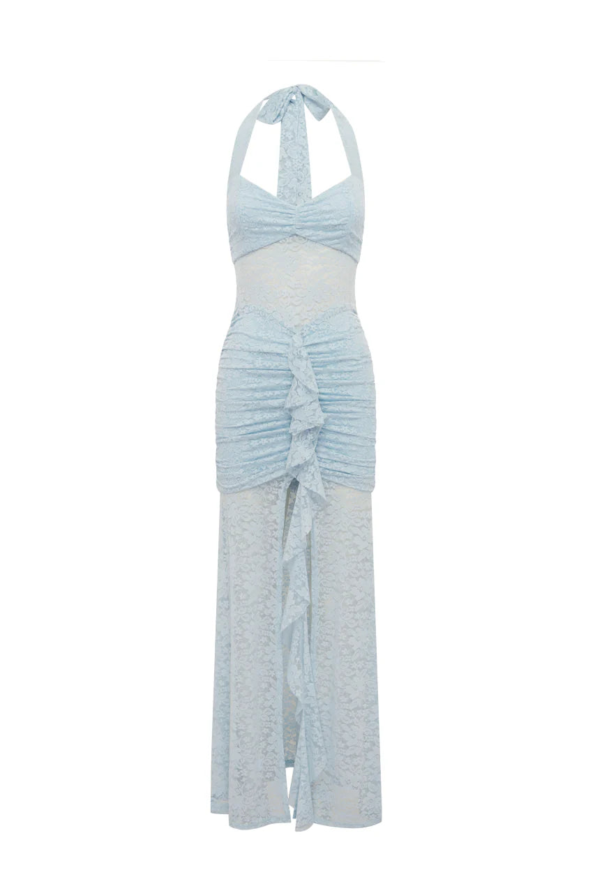 ANNIKA MAXI DRESS - BABY BLUE