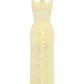 ANNIKA MAXI DRESS - LEMON