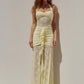 ANNIKA MAXI DRESS - LEMON