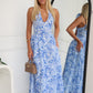 JEMMA MAXI DRESS - BLUE FLORAL