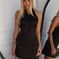 AYLA MINI DRESS - BLACK