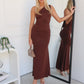 MILA MAXI DRESS - CHOCOLATE
