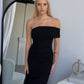 TANASHI MAXI DRESS - BLACK