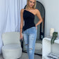 CALILE RIP JEANS - BLUE DENIM