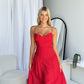 MALAYA MAXI DRESS - RED