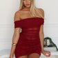 SIERRA MINI DRESS - WINE
