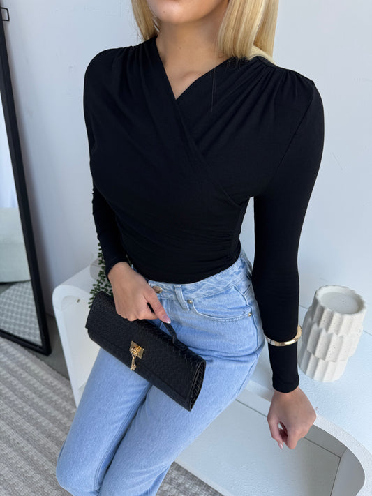 ALLEGRA BODYSUIT - BLACK