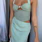 ZOIA MAXI DRESS - SAGE