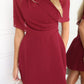 VALENTINA MINI DRESS - WINE