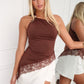 COLETTE TOP - CHOCOLATE