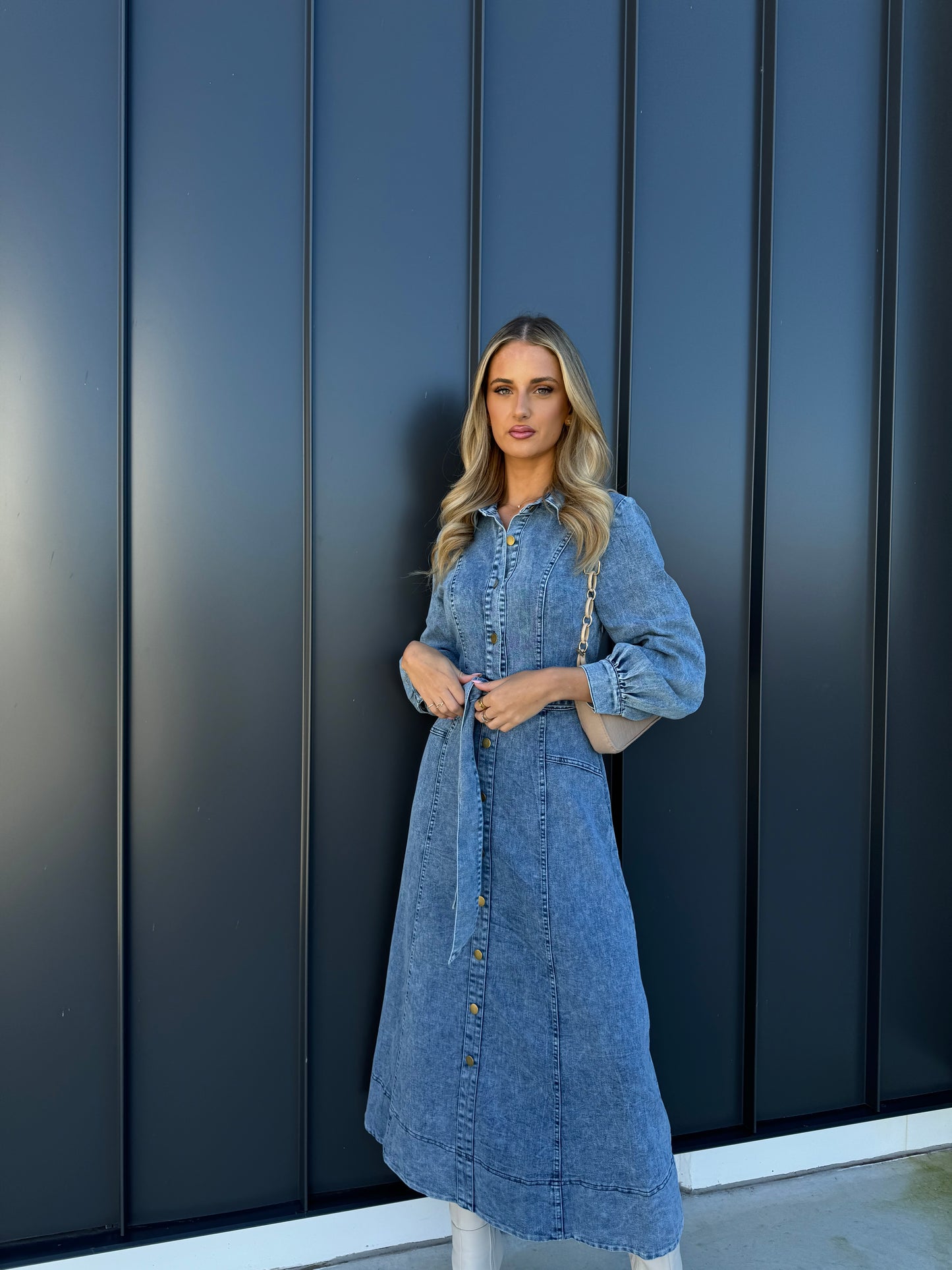 MATHEW DENIM MAXI