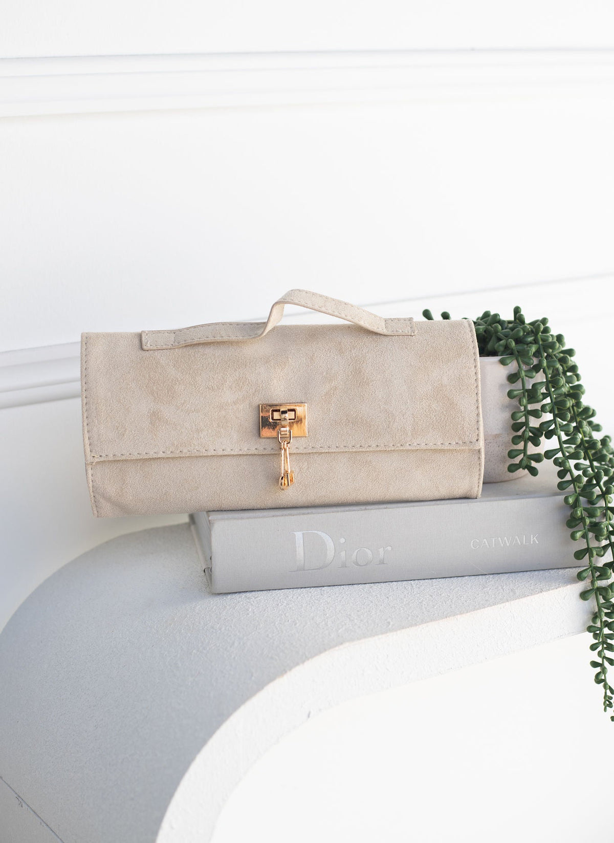 CELINA BAG - SUEDE BEIGE