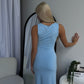 JENSEN MAXI DRESS - BABY BLUE