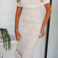 TARA LACE MAXI DRESS - WHITE