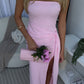 SKYLAH MAXI DRESS - BABY PINK