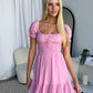 EVERLEY MINI DRESS - PINK
