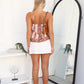 BLAKE TOP - CHOCOLATE PRINT