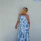 AVA DRESS - BLUE AND WHITE (Limited Edition)