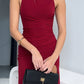 NATALIA MAXI DRESS - WINE