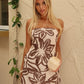 JULIET MINI DRESS - BEIGE