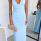 BRIA MAXI DRESS - BABY BLUE