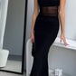 ZARA MAXI DRESS - BLACK