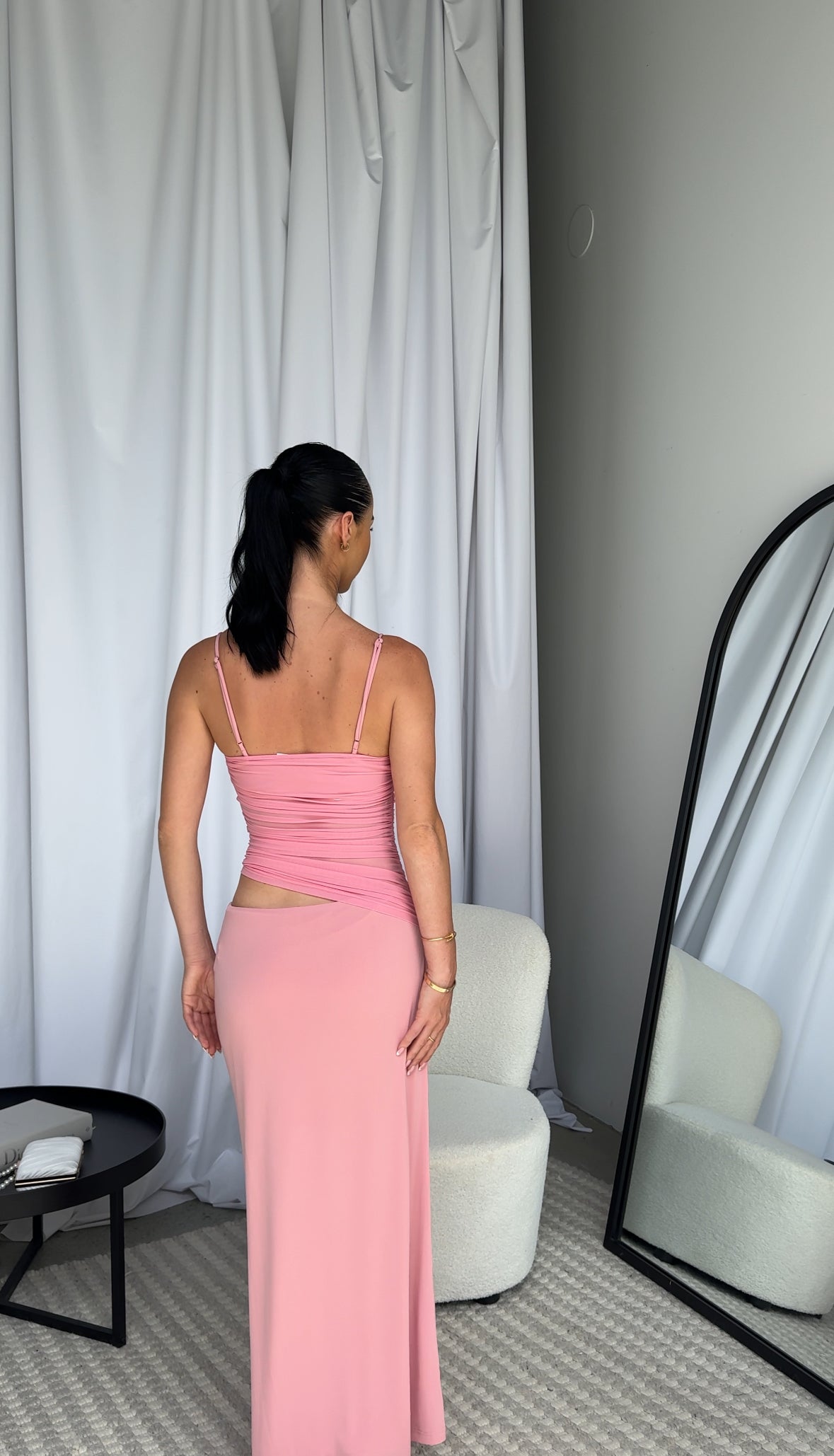 BELLA MAXI DRESS - PINK