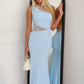 CALIL MAXI DRESS - BABY BLUE