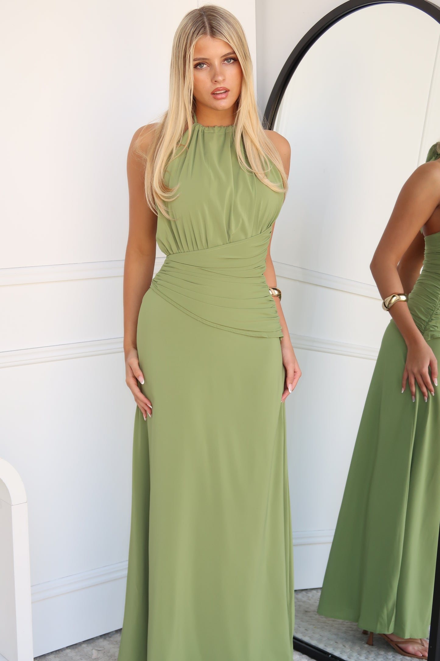 FLORENCE MAXI DRESS - SAGE