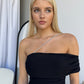 TANASHI MAXI DRESS - BLACK