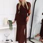 PHOEBE MAXI DRESS - CHOCOLATE