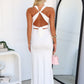 BRIA MAXI DRESS - WHITE