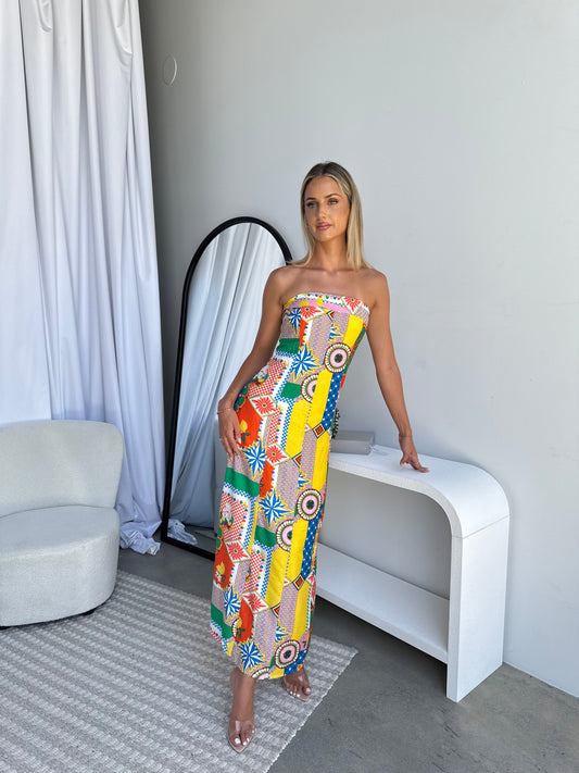 CLEO MAXI DRESS - PRINT