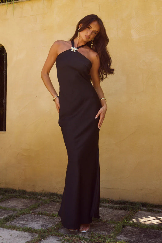 CHARA MAXI DRESS - BLACK