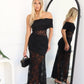 LILLIA MAXI DRESS - BLACK