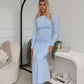 ELORA MAXI DRESS - BABY BLUE