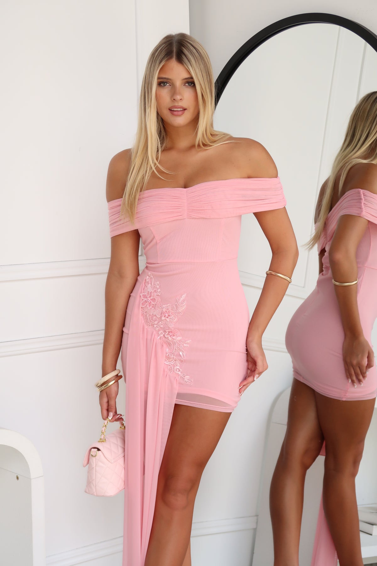 DELILAH MINI DRESS - PINK